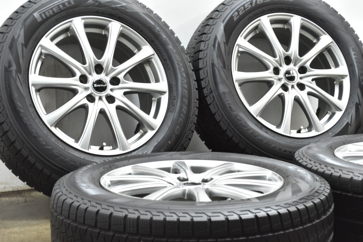 交換用に エクスター 17 in 7 J 38 PCD 114 3 ピレリ アイスアシンメトリコプラス 225 65 R NX ハリアー RAV 4 エクストレイル CX 5