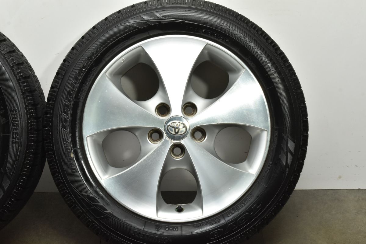  バリ溝 トヨタ 10 アルファード 17 in 7 J 45 PCD 114 3 トーヨー ガリット GIZ 225 55 R ノーマル戻し スタッドレス 17インチ タイヤ ホイールセット