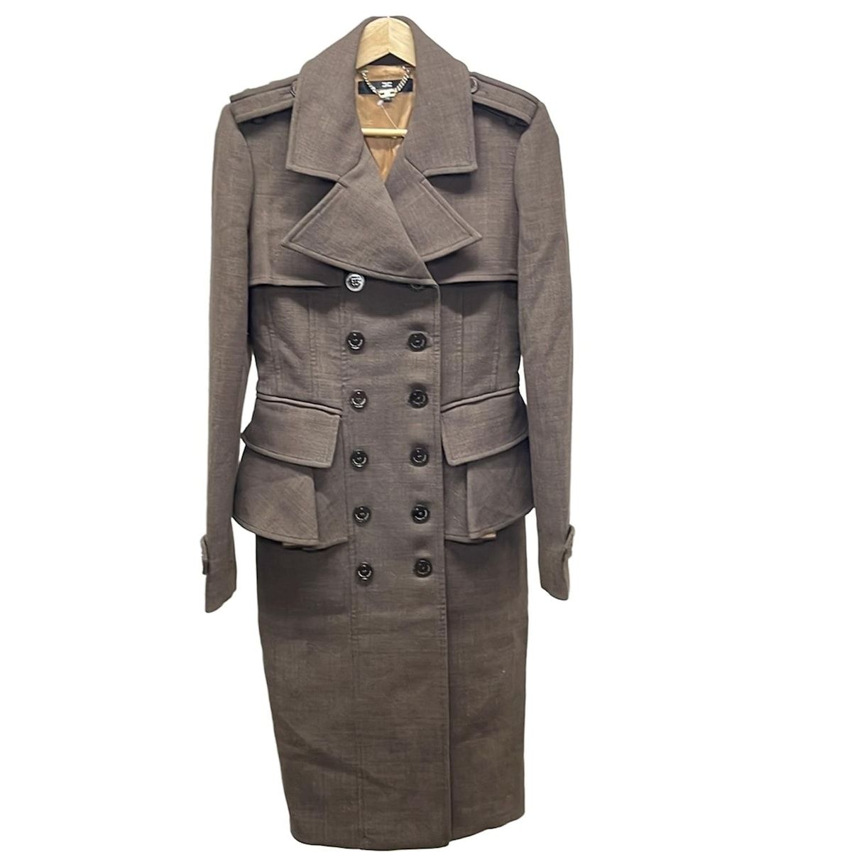 新品 エリザベッタフランキ コート 40 ECO129 Sサイズ イタリア製 ELISABETTA FRANCHI(エリザベッタフランキ) コート サイズ40 M