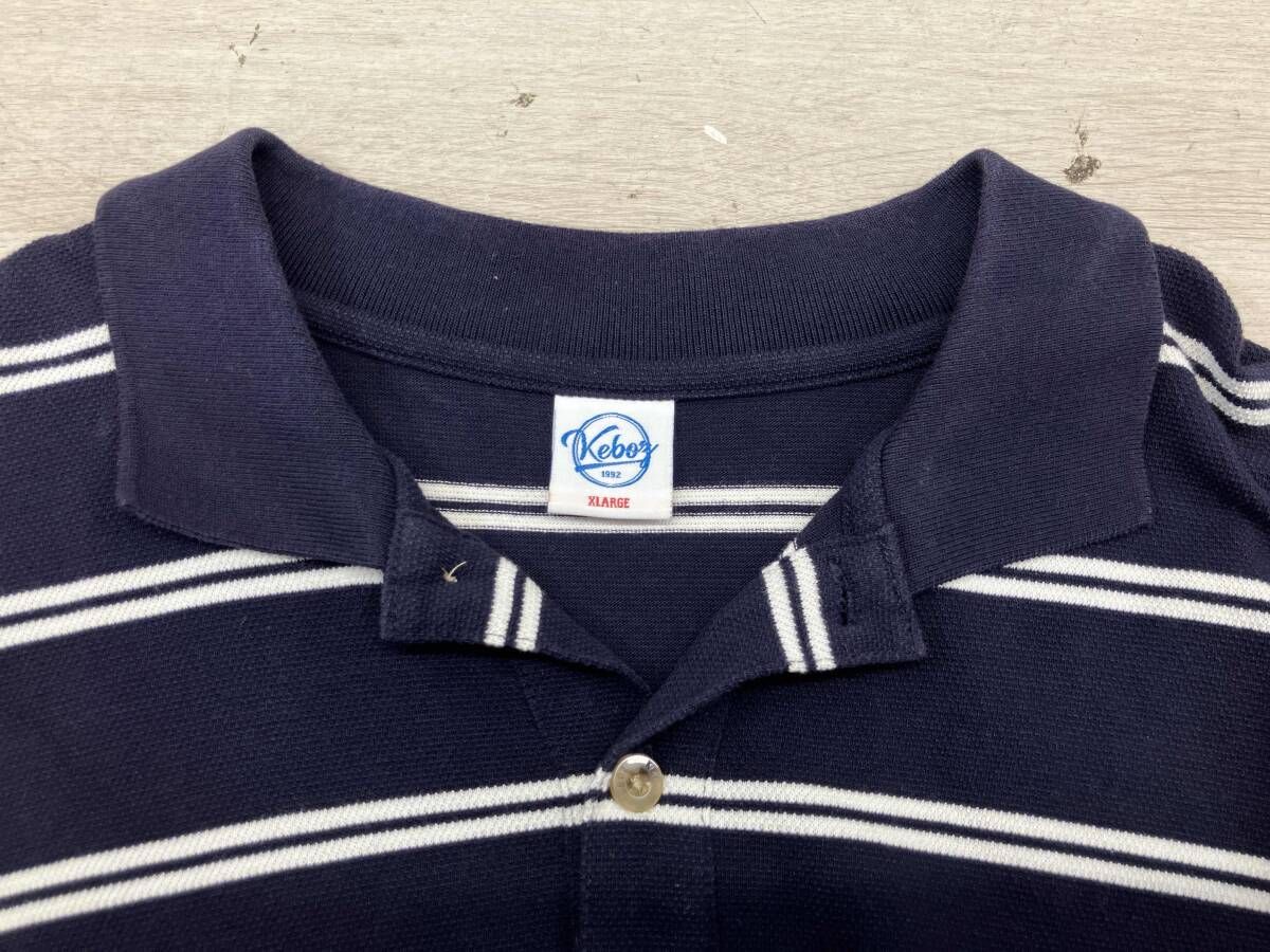 Keboz / ポロシャツ/M/コットン/GRN/ボーダー/KBZSS23KN024 通年 KEBOZ ケボズ 長袖ポロシャツ ボーダー 紺色 XL - メルカリ