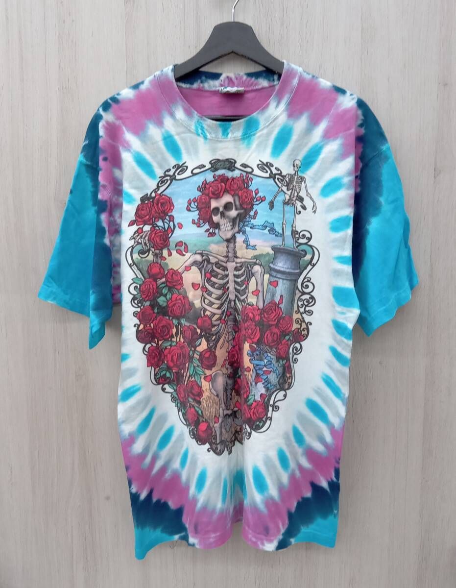 LIQUID BLUE リキッド ブルー 半袖Tシャツ スカル マルチ Lサイズ