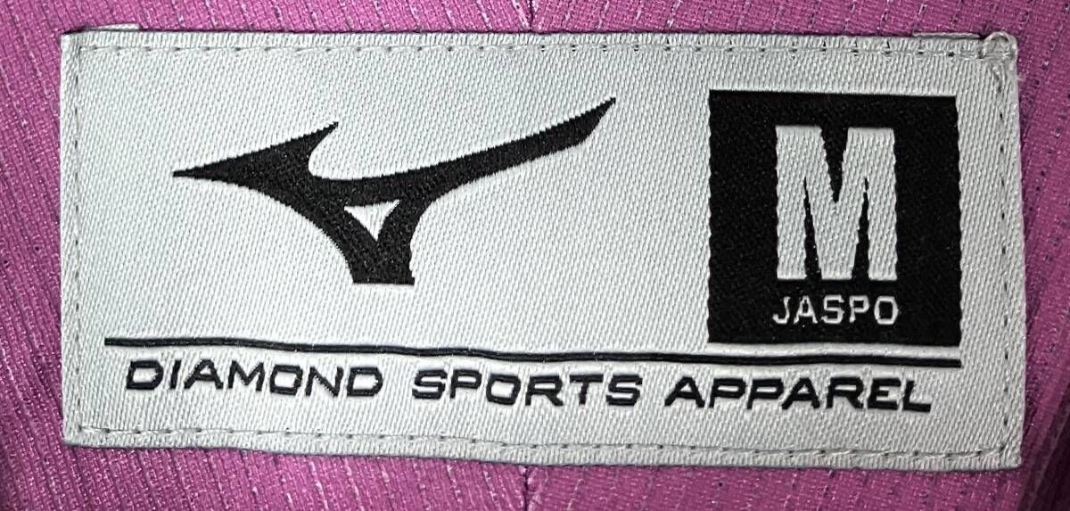 広島CARP ヒロシマカープ MIZUNO ミズノ 半袖シャツ サイズM サンフレコラボ 大道 オオミチ 背番号12 パープル 替えボタンあり 防寒対策 その他 