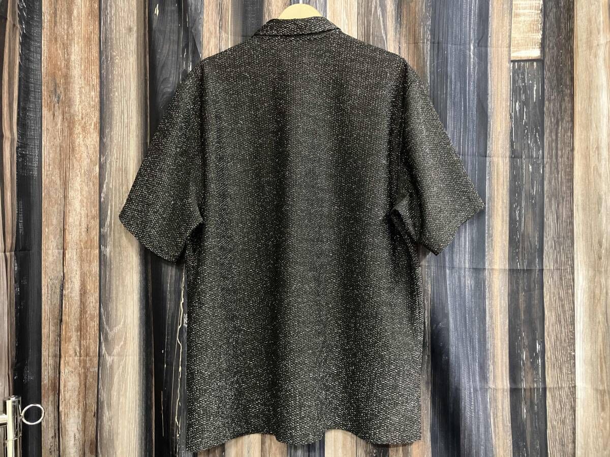 Supreme シュプリーム Lurex 22 AW 半袖シャツ ブラック x ラメ XL