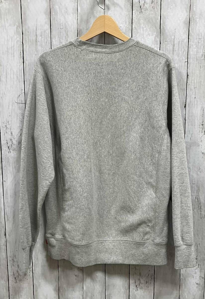 Supreme スウェット 15 AW Box Logo Crewneck GRAY サイズM シュプリーム 状態考慮