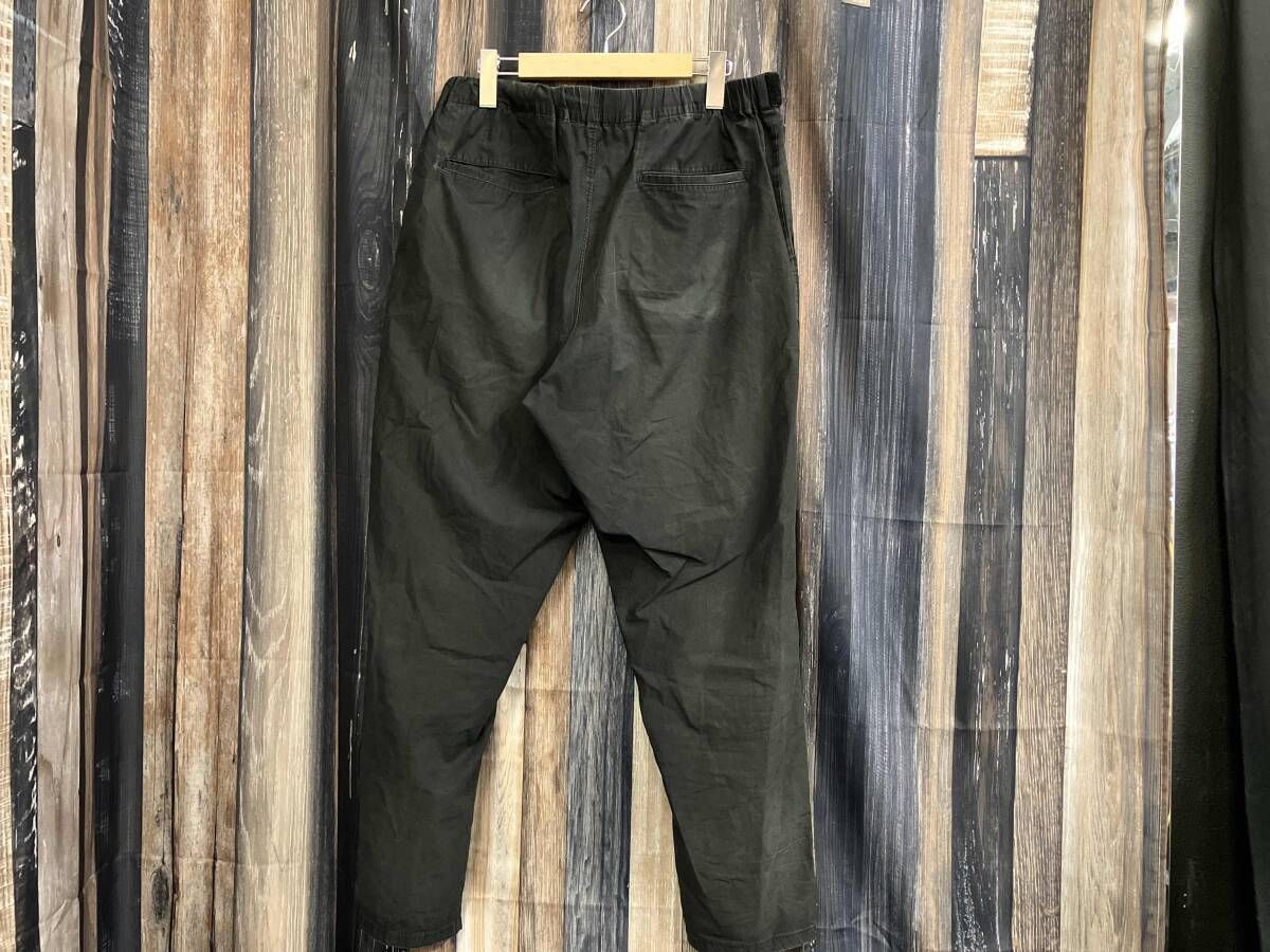 Graphpaper グラフペーパー GM 181-40082 B 綿パン ブラック