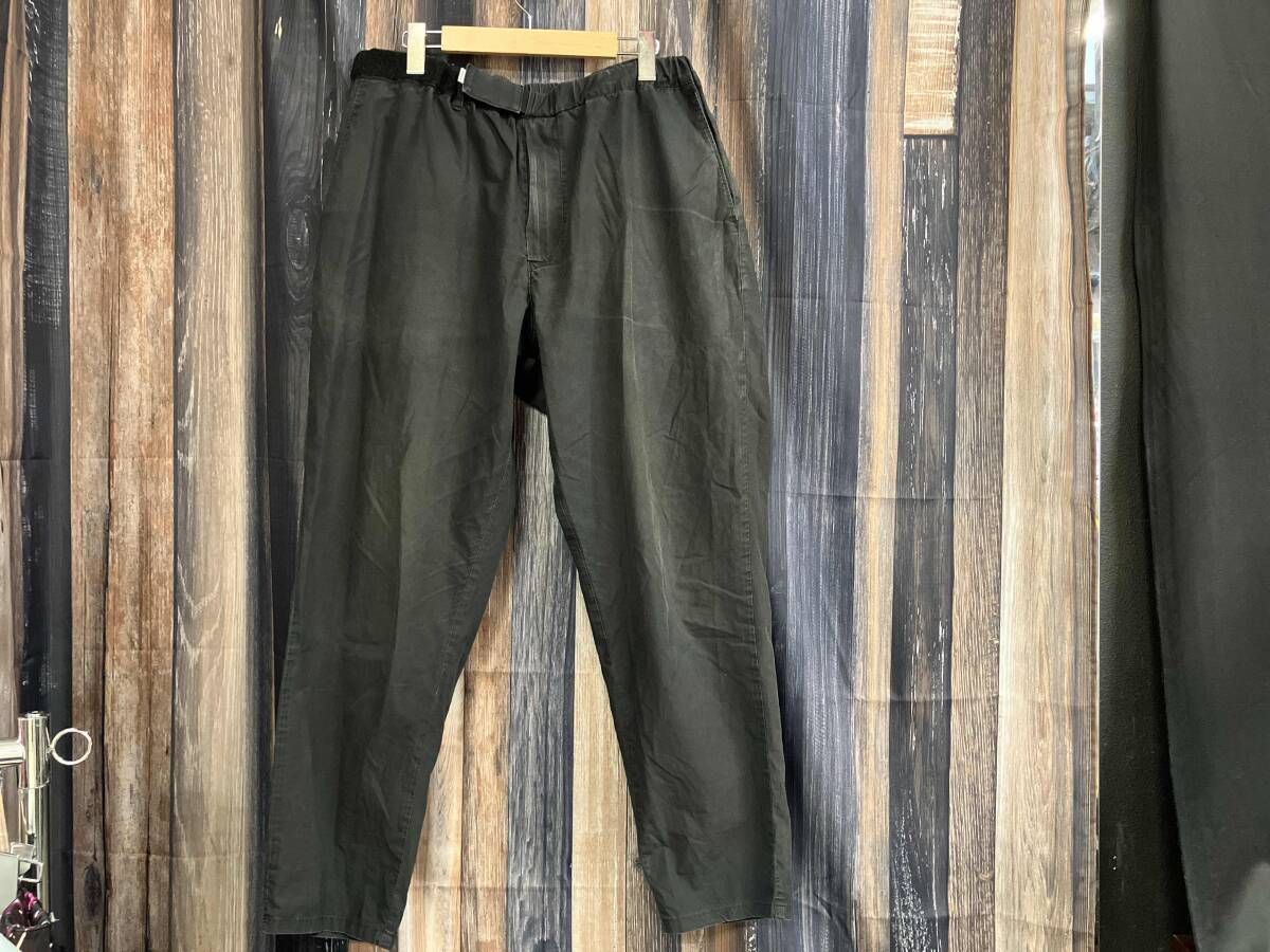 Graphpaper グラフペーパー GM 181-40082 B 綿パン ブラック