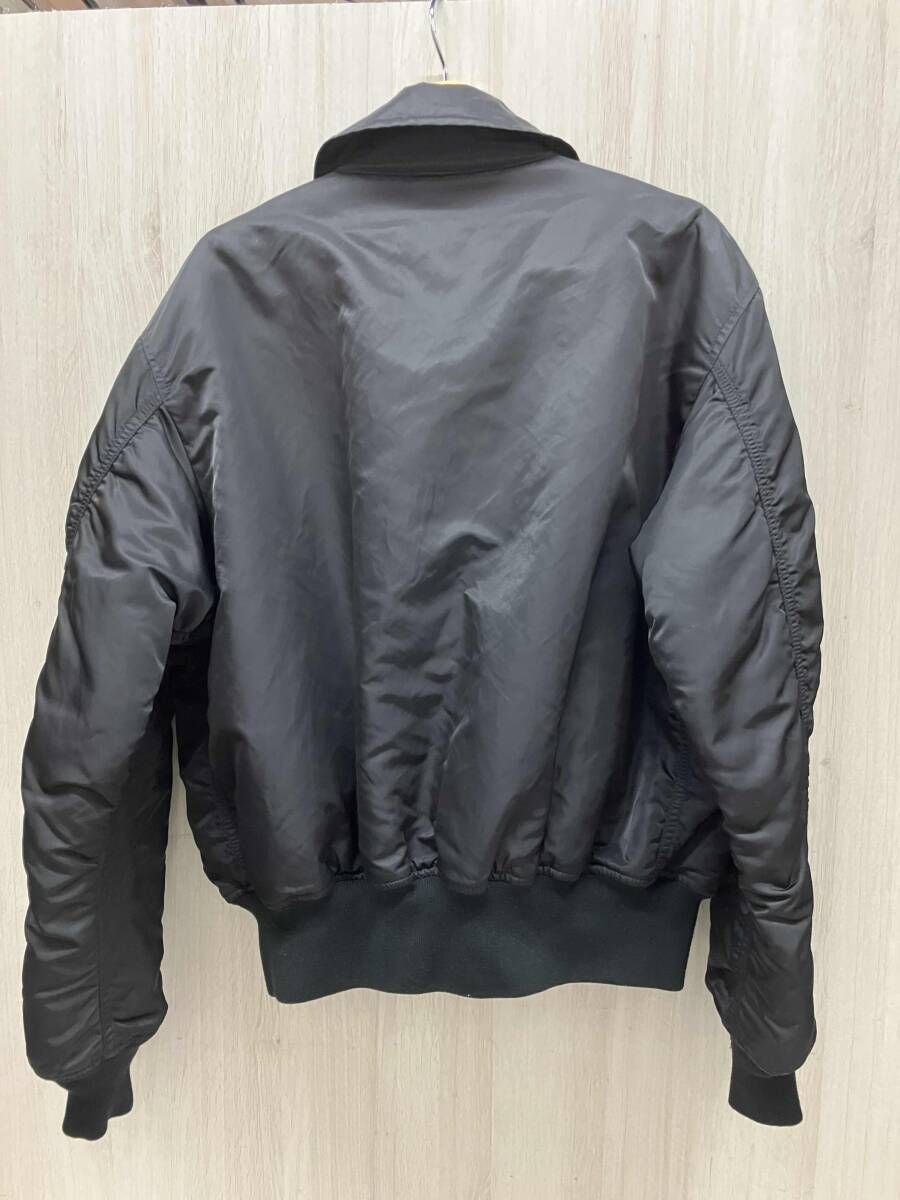 ALPHA アルファインダストリーズ フライトジャケット ブラック サイズL 黒 2030-401 ナイロン