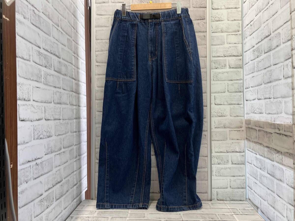 Fatigue Balloon MINIMAL Denim PROJECT]Washed Colors BALLOON PANTS 
