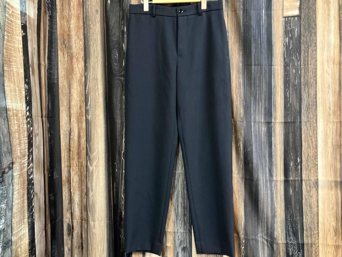 ATON エイトン BACK SATIN バックサテン パンツ 綿パン ネイビー 02