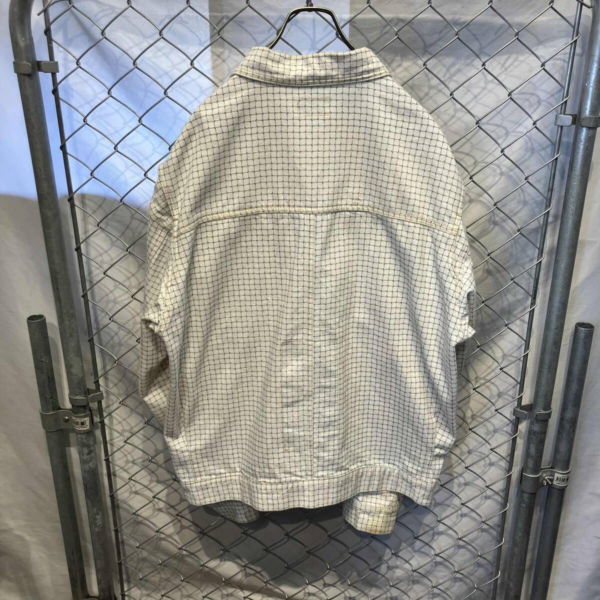 C.E CONTROL WHITE DENIM JACKET その他ジャケット ホワイト L シーイー 