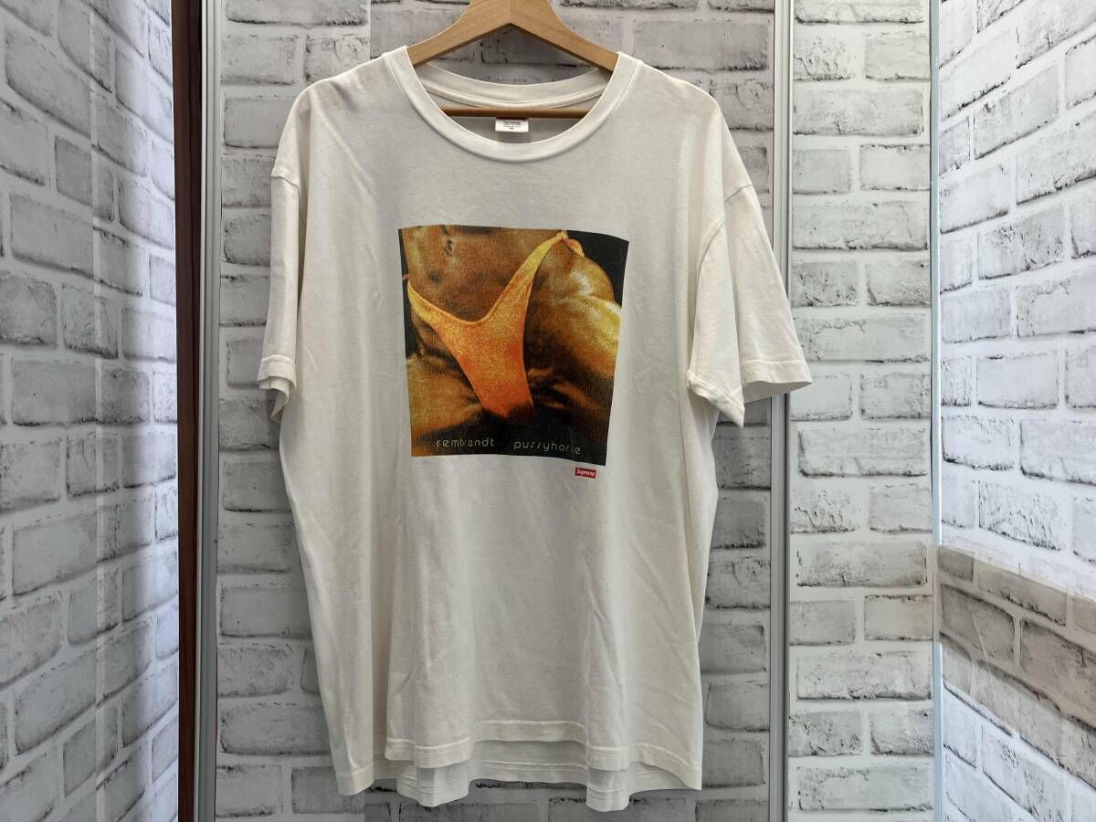 Supreme 21 ss butthole surfers 半袖Tシャツ ホワイト Mサイズ シュプリーム コットン rembrandt pussyhorseT