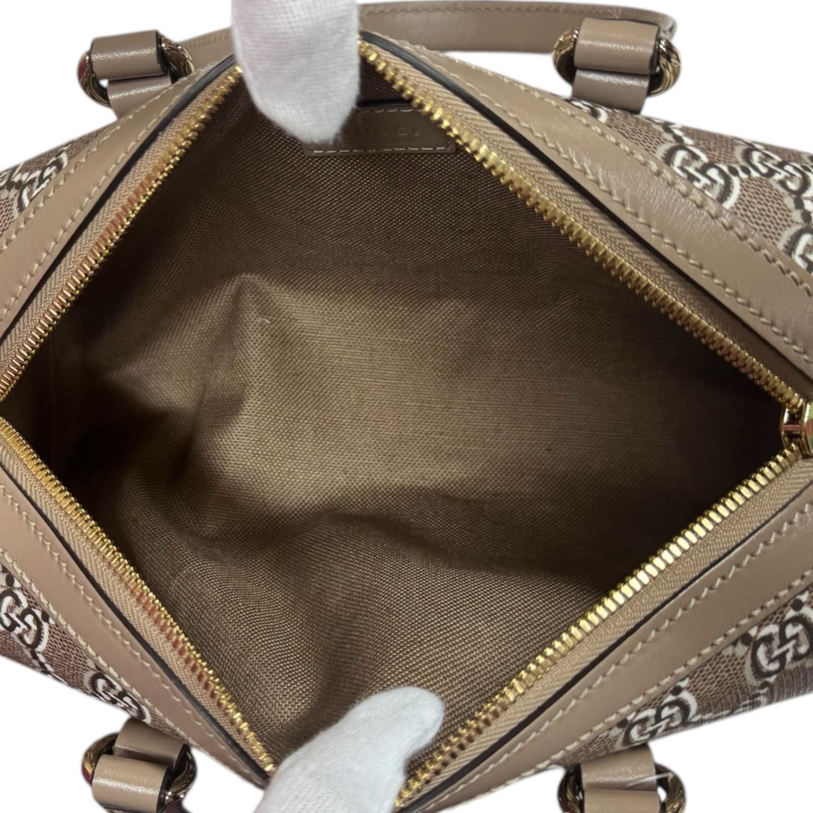 グッチ GGシャドウ ショルダーバッグ PVC 796230 ブラウン レディース