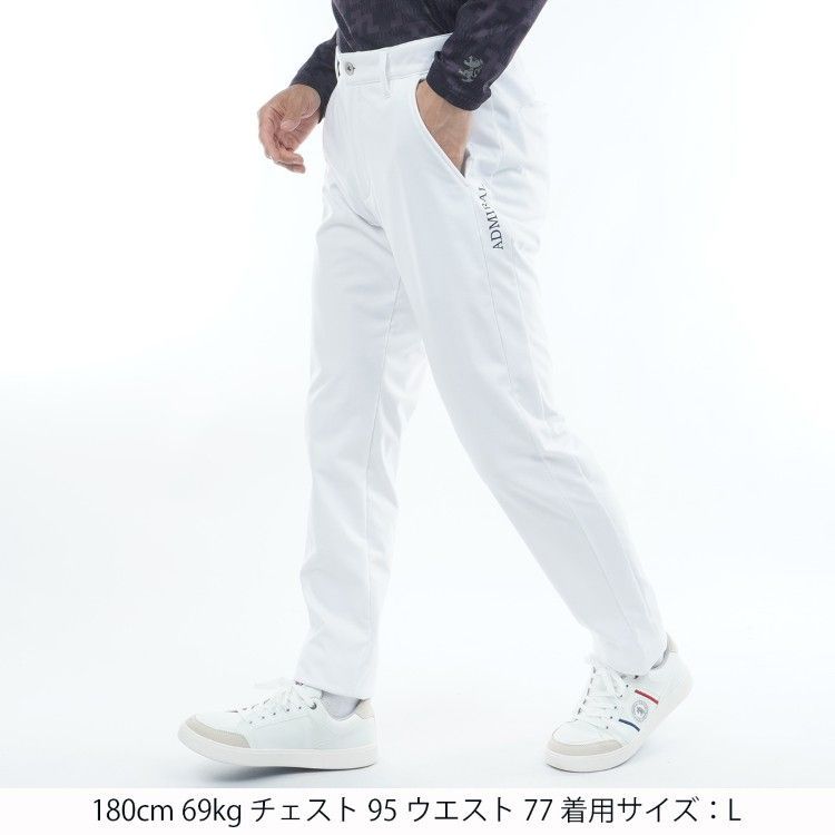未使用品　Admiral ゴルフパンツ LL ホワイト アドミラルゴルフ パンツ メンズ テーパードパンツ ロングパンツ