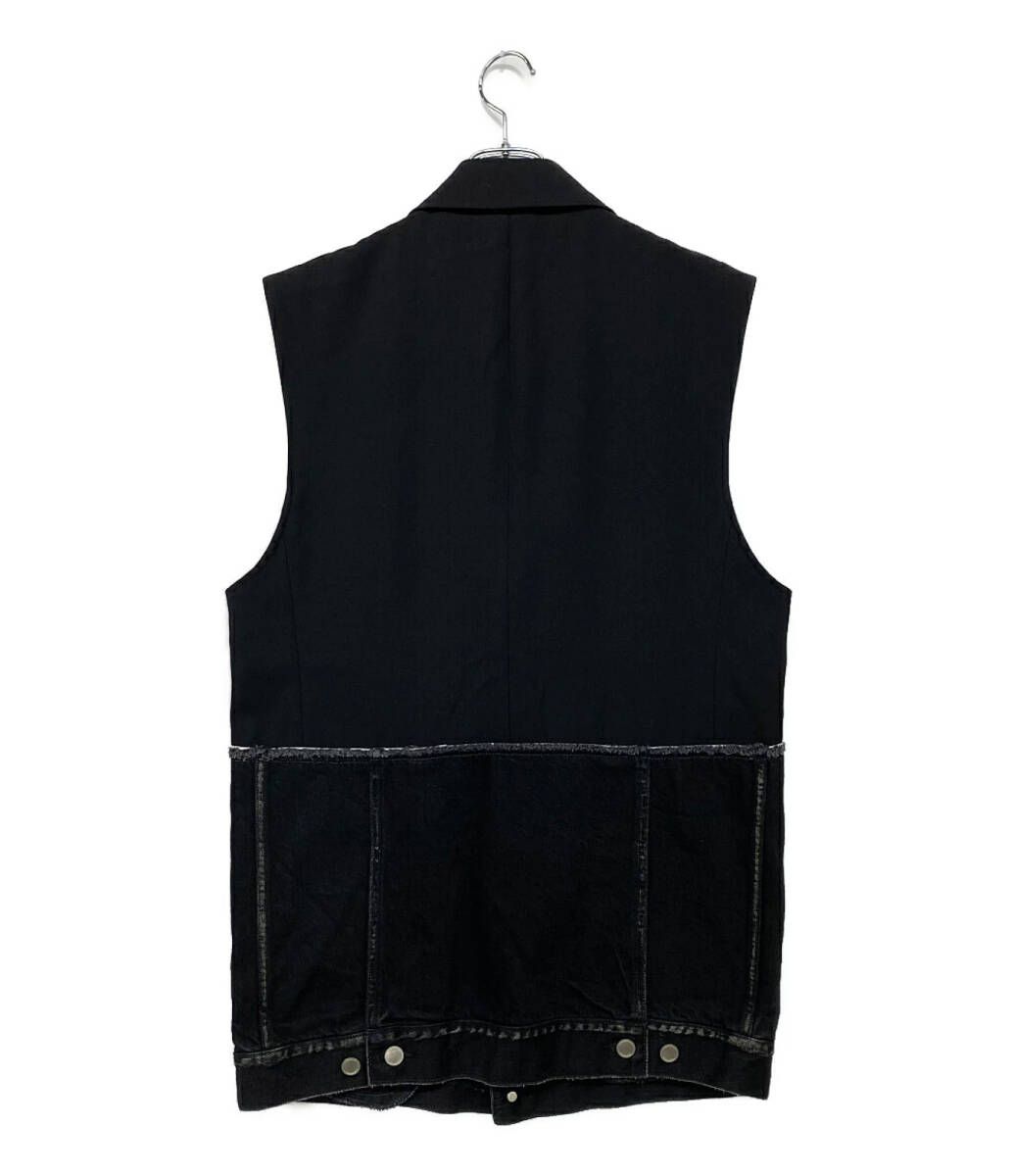 DENIM DOCKING VEST デニムドッキングテーラードベスト サイズ2 サブレーション