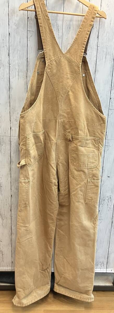 Carhartt カーハート 90 s 星タグ 中綿 ダブルニ- オ-バ-オ-ル オ-ルインワン W 42 L 34 ベージュ