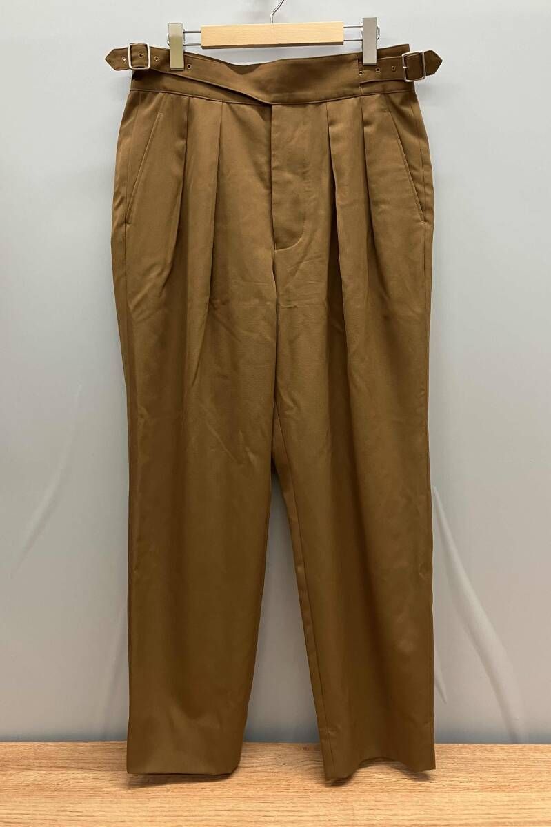 The CLASIK 21 SS CKTR 036 グルカパンツ ウール BRW ロングパンツ