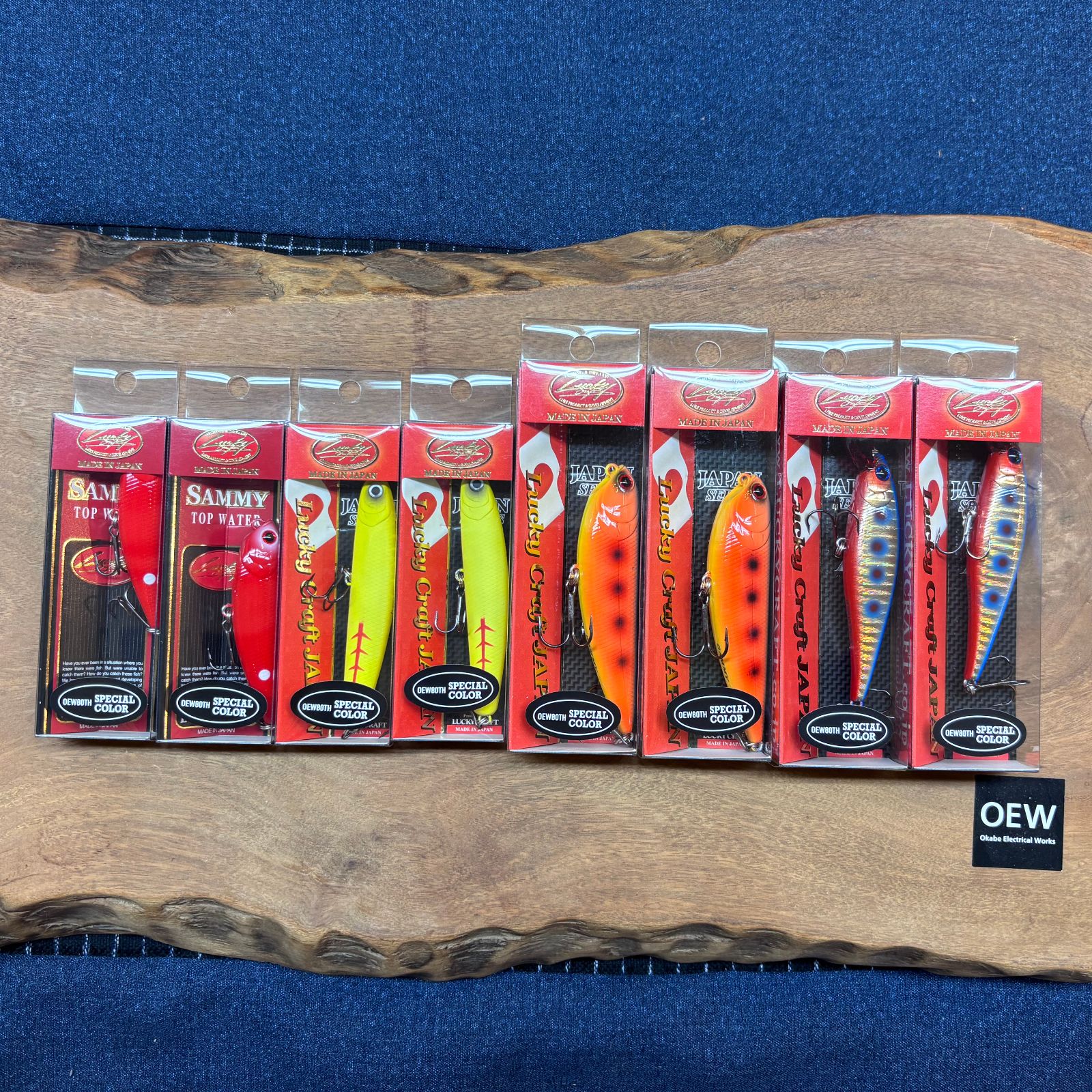 再販 OEWオリジナルルアー 4種類フルラインナップ ２ケずつセット 計８点 特別セット