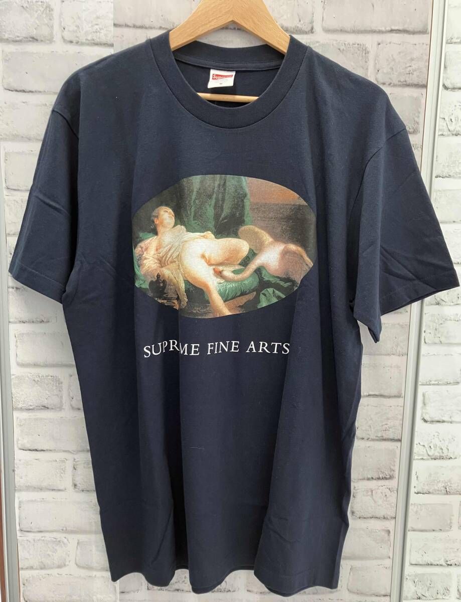 Supreme シュプリーム Leda And The Swan Tee 19 SS 半袖Tシャツ Mサイズ ネイビー