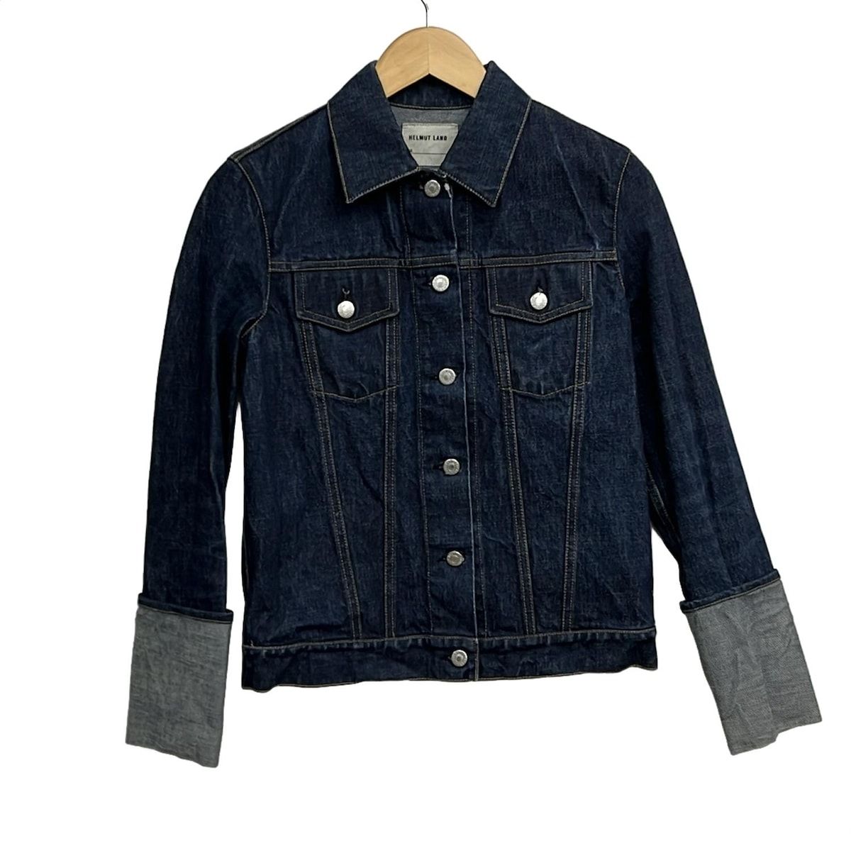 【レディース】Helmut Lang デニムジャケット Mサイズ Helmut Lang(ヘルムートラング) Gジャン サイズ40 M レディース