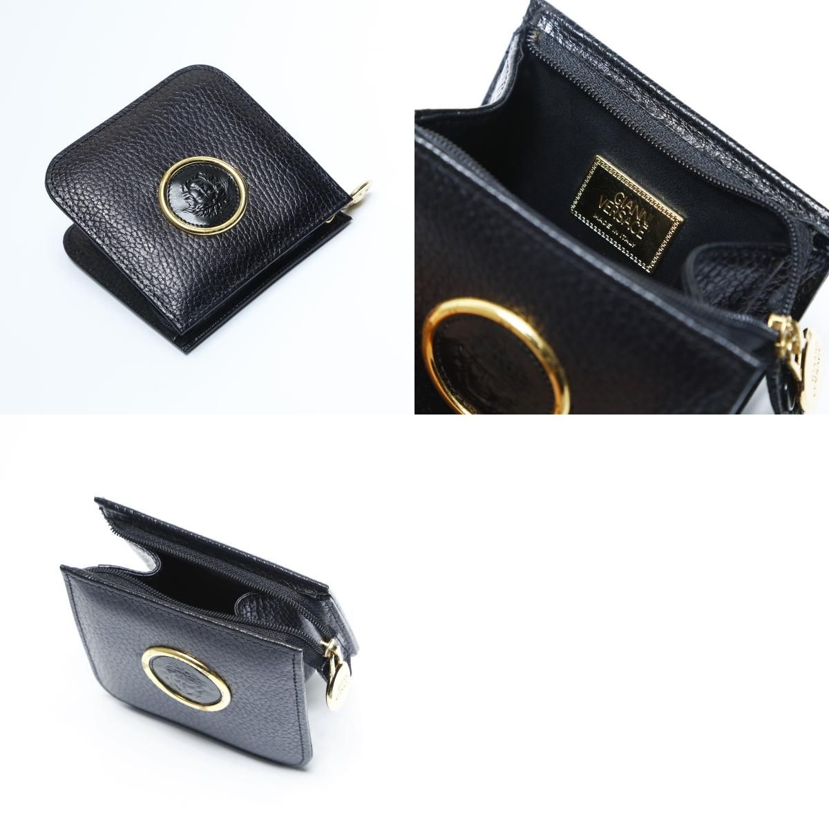 VERSACE ヴェルサーチ ポーチ GIANNI VERSACEメドゥーサ レザー ミニ