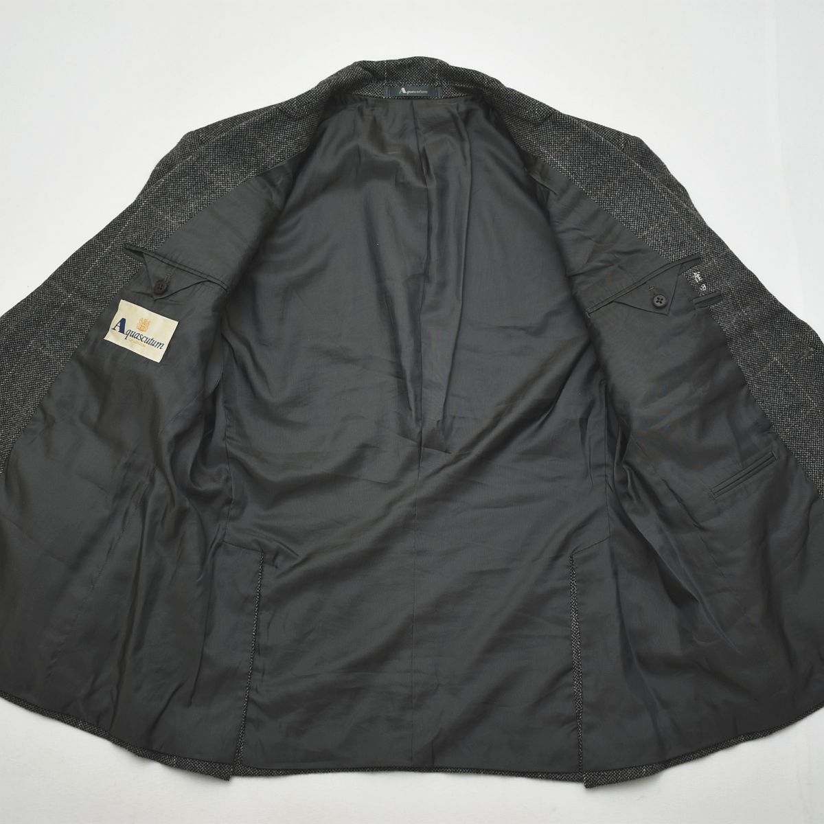 上質】アクアスキュータム Aquascutum ウィンドウペンチェック