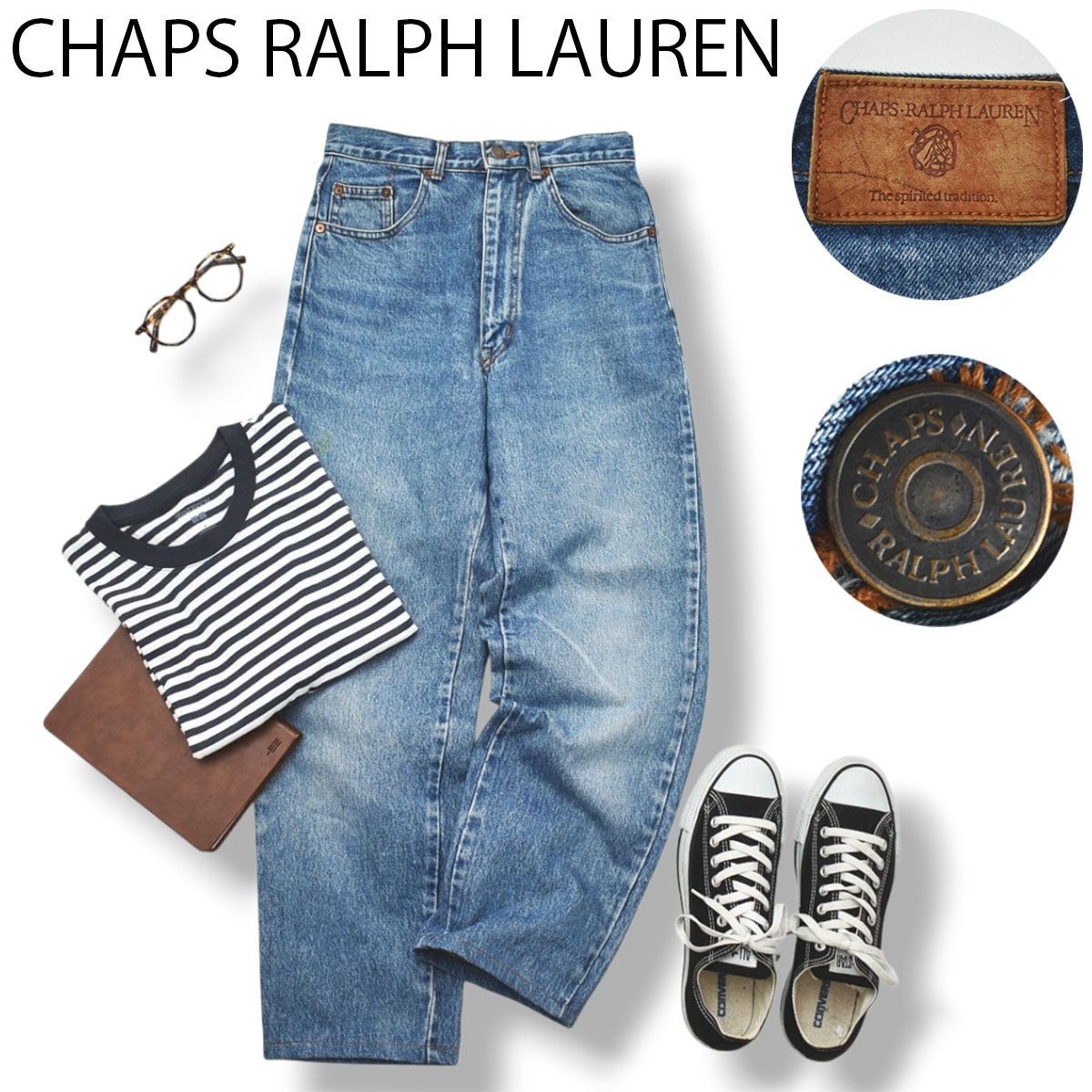 90s チャップス ラルフローレン CHAPS RALPH LAUREN ルーズ ストレート