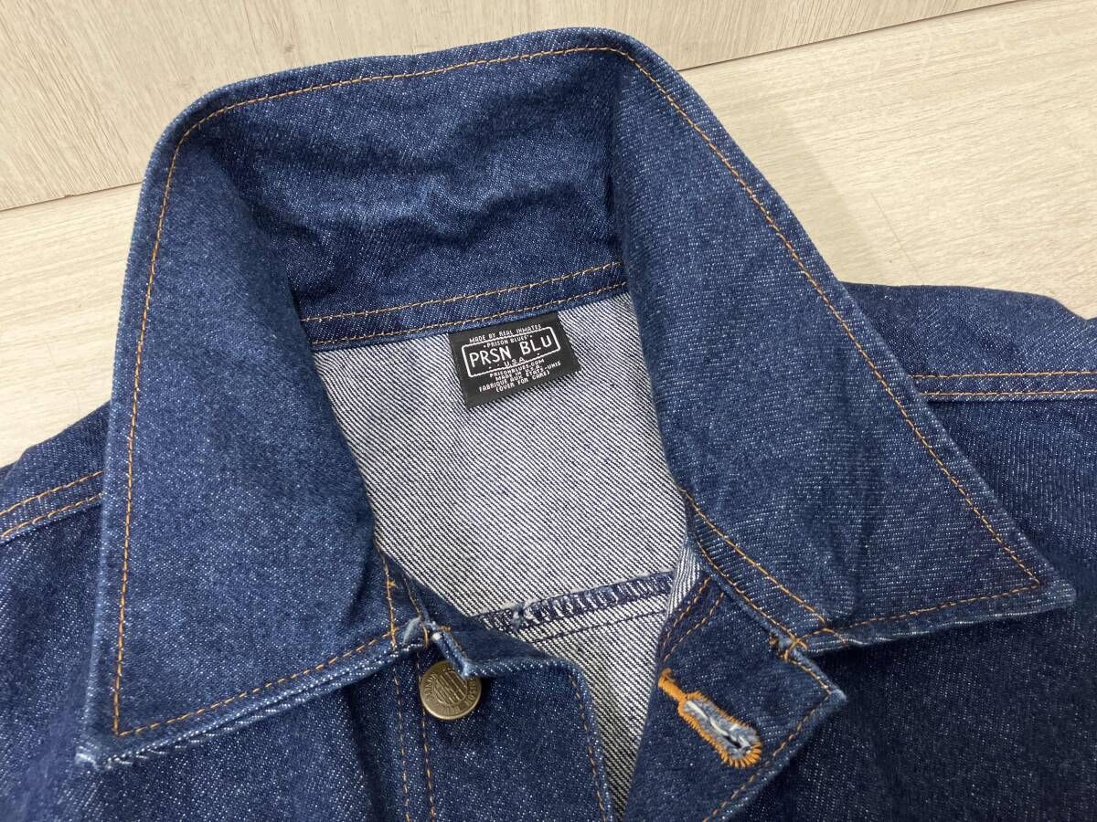 1）PRISON BLUES プリズン ブルース デニムジャケット サイズ02 MD