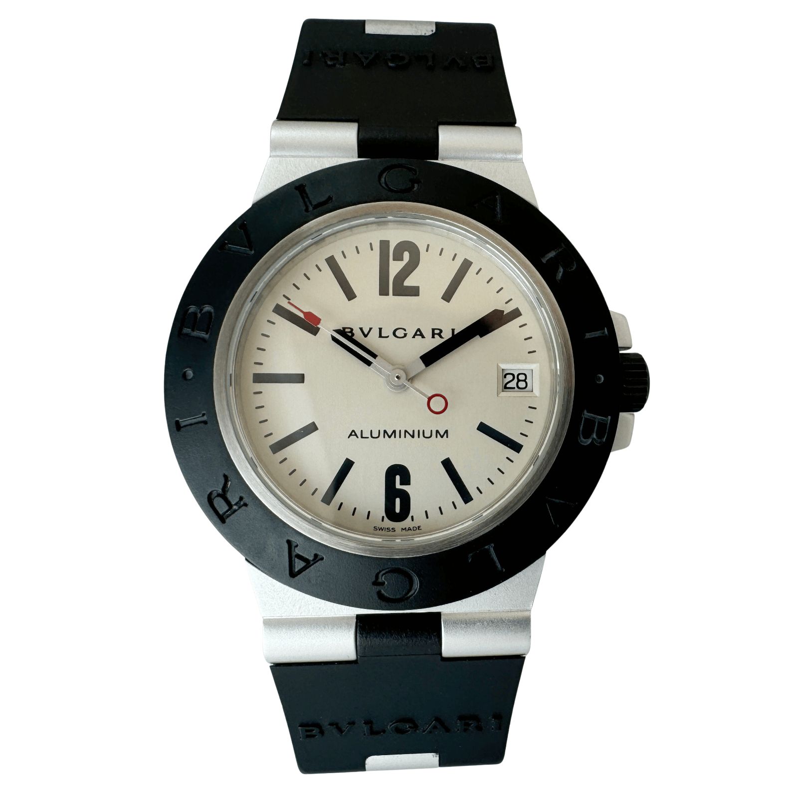 BVLGARI ブルガリ☆アルミニウム AL38A】中古 メンズ腕時計 自動巻き BVLGARI ブルガリ☆アルミニウム AL38A】中古 メンズ腕時計 自動巻き