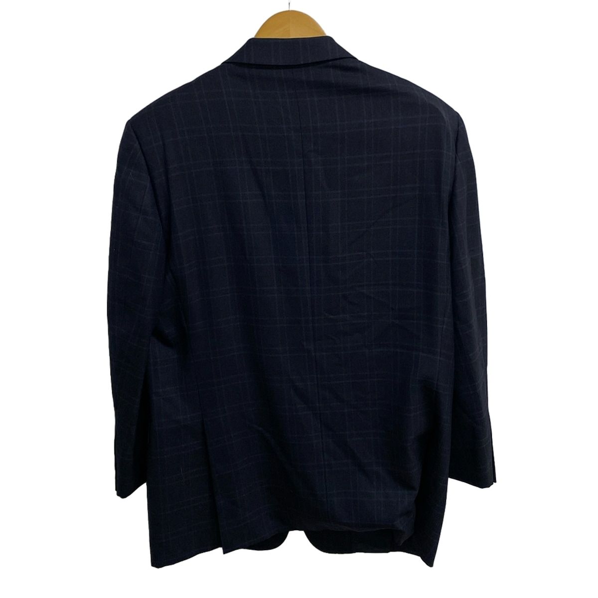 ZEGNA Ermenegildo ゼニア エルメネジルド ジャケット サイズ52 メンズ - ダークネイビー×ネイビー 長袖 春 秋