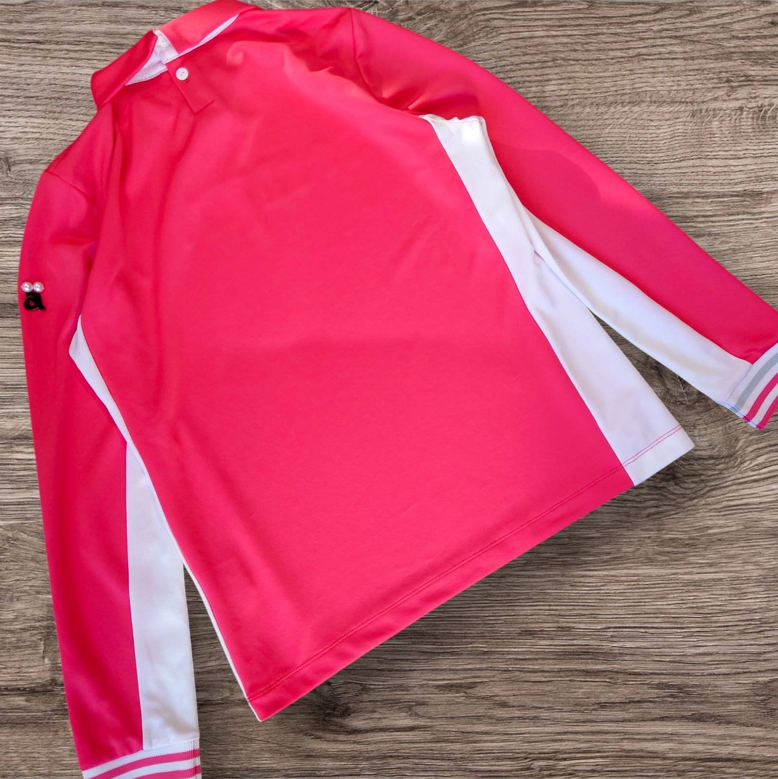 美品 archivio golf モックネック 襟付き ロングスリーブ レディース