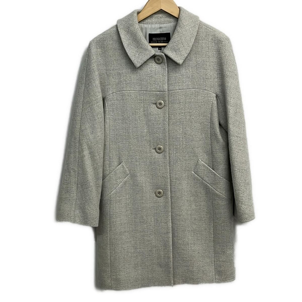 HANAE MORI(ハナエモリ) コート サイズ38 M レディース美品 - ライト
