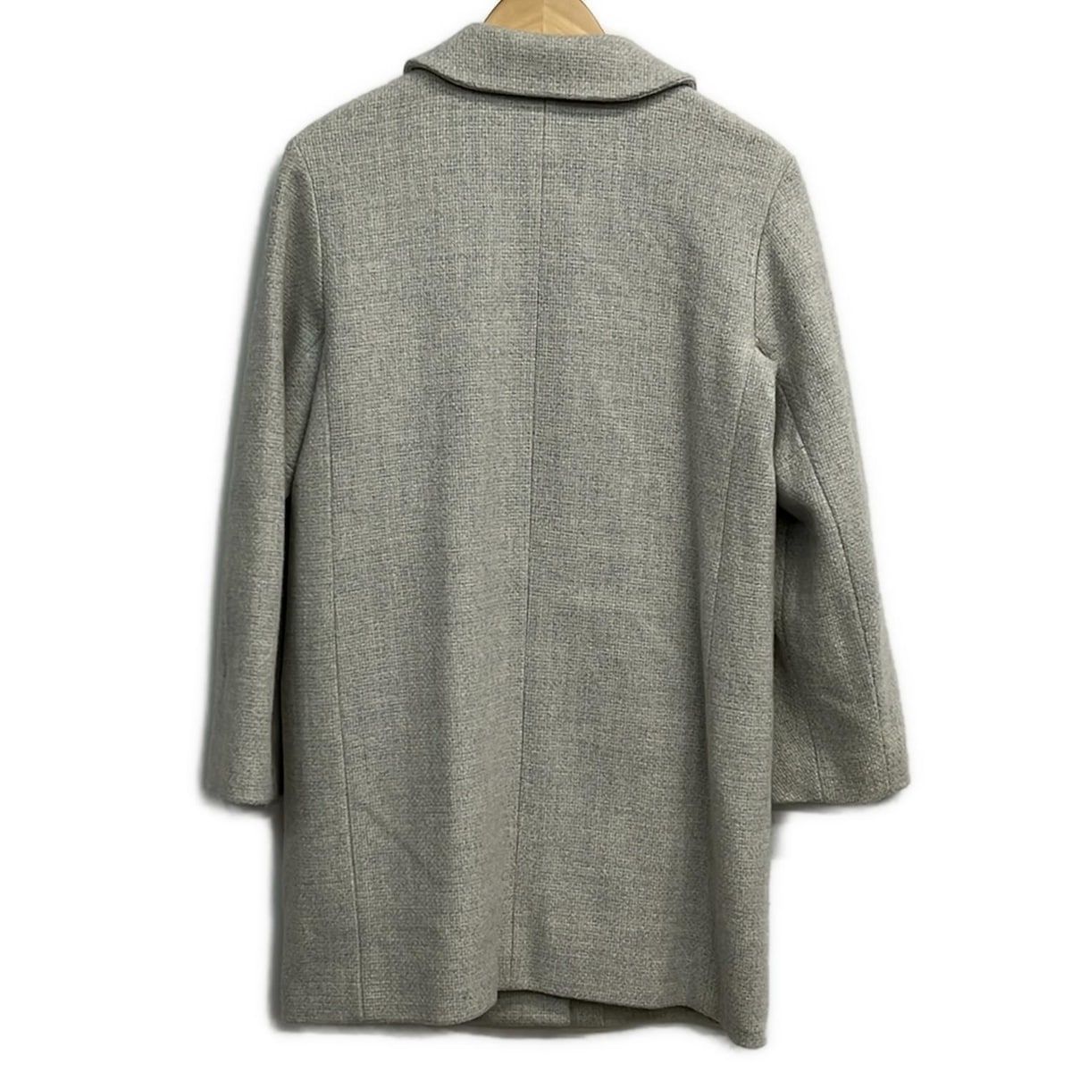 ハナエモリHANAEMORI ロングコート 綿38 HANAE MORI(ハナエモリ) コート サイズ38 M レディース美品 - ライト