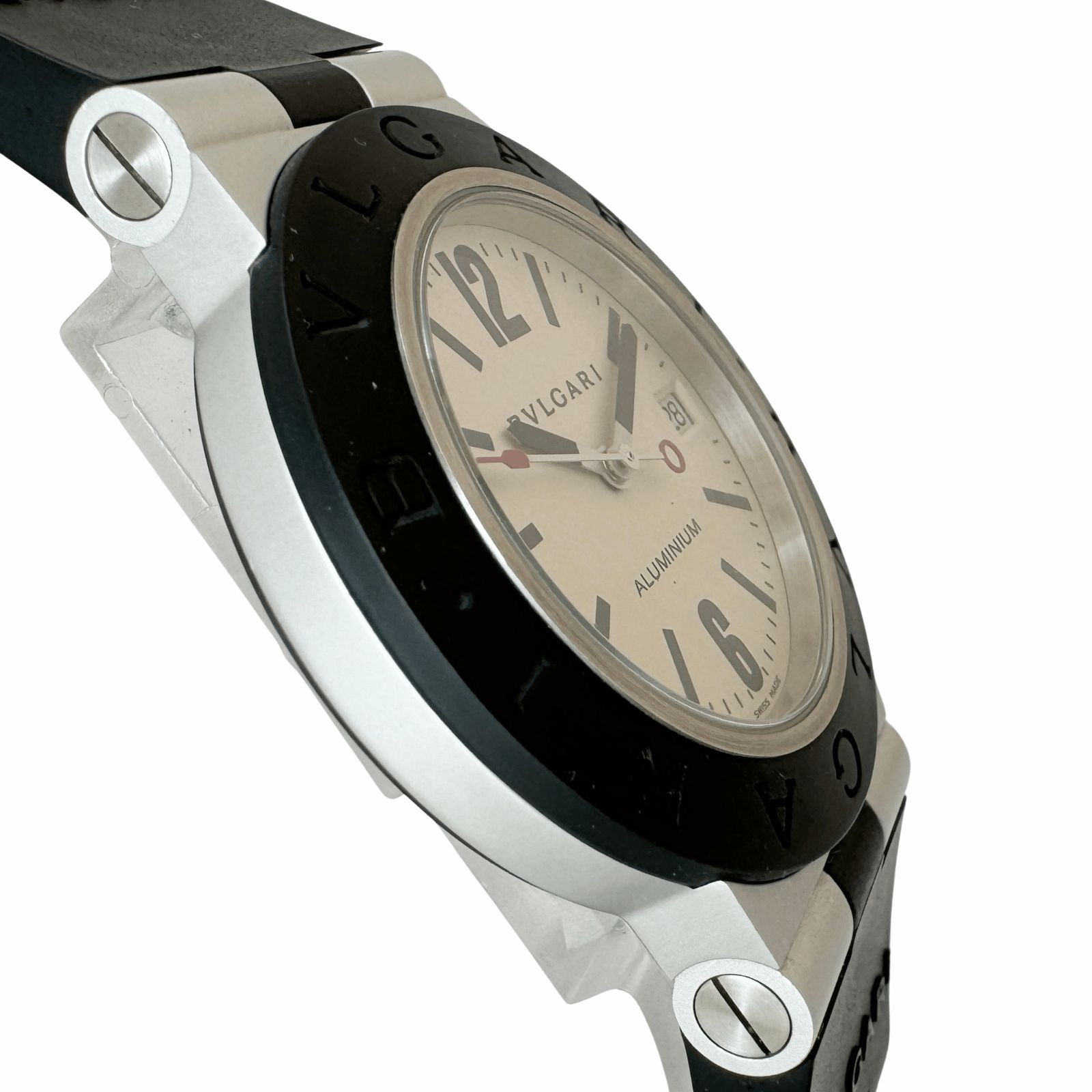 BVLGARI ブルガリ☆アルミニウム AL38A】中古 メンズ腕時計 自動巻き