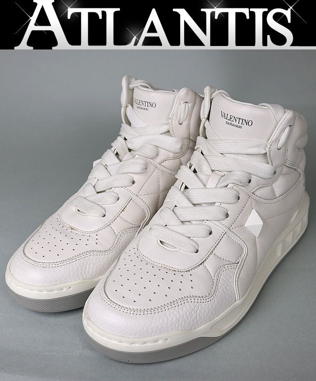 VALENTINO 銀座店 ヴァレンティノ スタッズ ハイカット スニーカー
