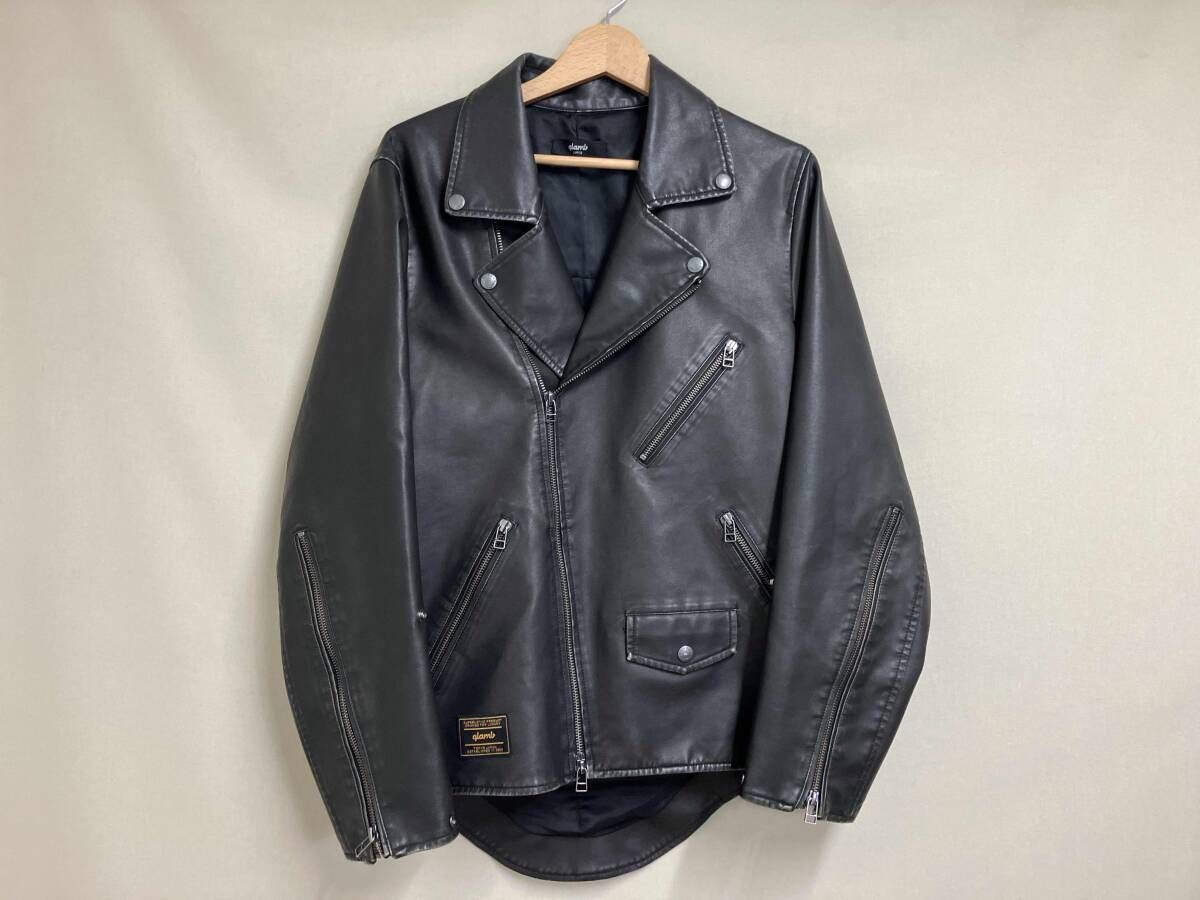 glamb グラム STUNN Riders Jacket スタンライダースジャケット ダブル 