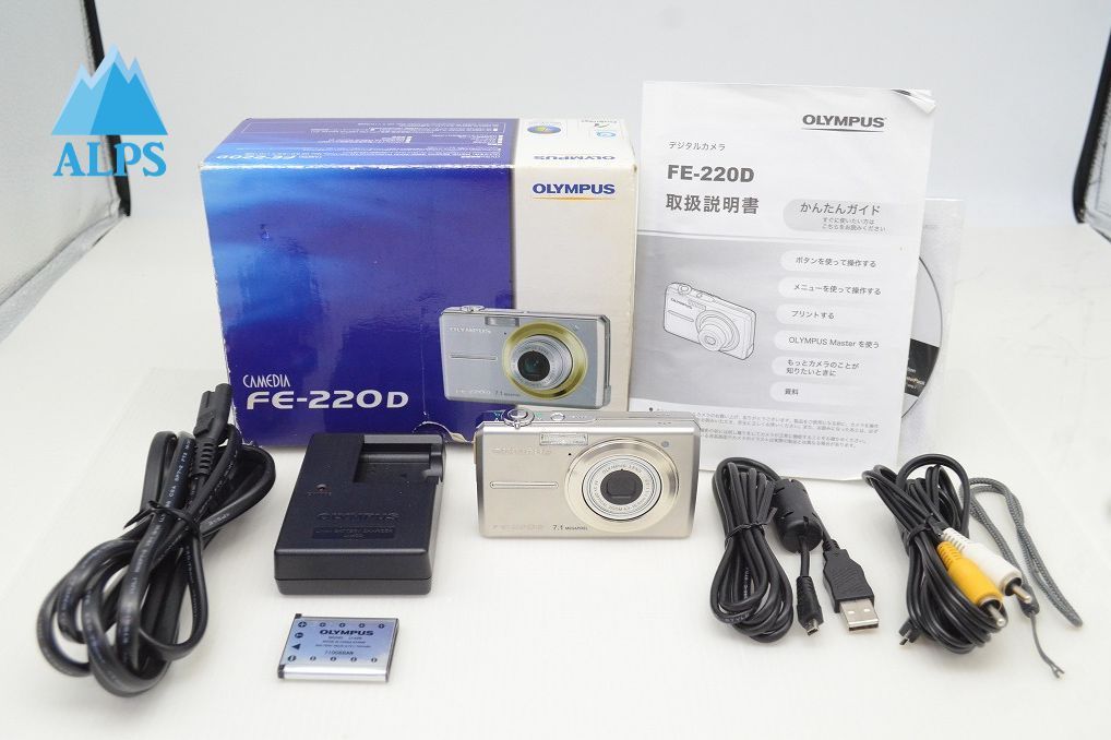 OLYMPUS オリンパス CAMEDIA FE-220D コンパクトデジタルカメラ