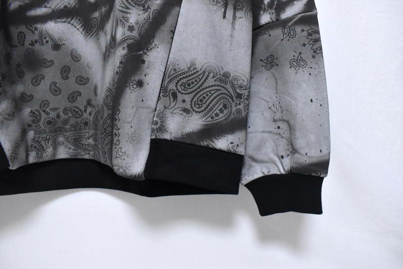 新品 ラッセルノ ゴルフ クルーネック P.O スプレー ペイズリー 7(2XL