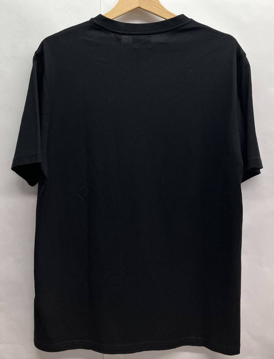 LONDONバーバリー ELLISON LOGO PRINT T-SHIRT 8053010 半袖コットン Tシャツ グラフィック ロゴ TEE サイズSブラック