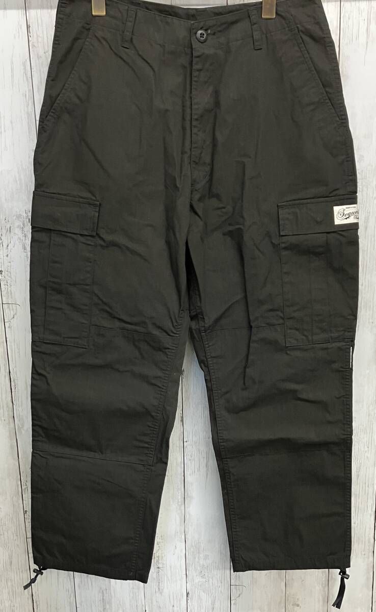SEQUEL カーゴパンツ シークエル SQ-24 AW-PT-07 ブラック size M