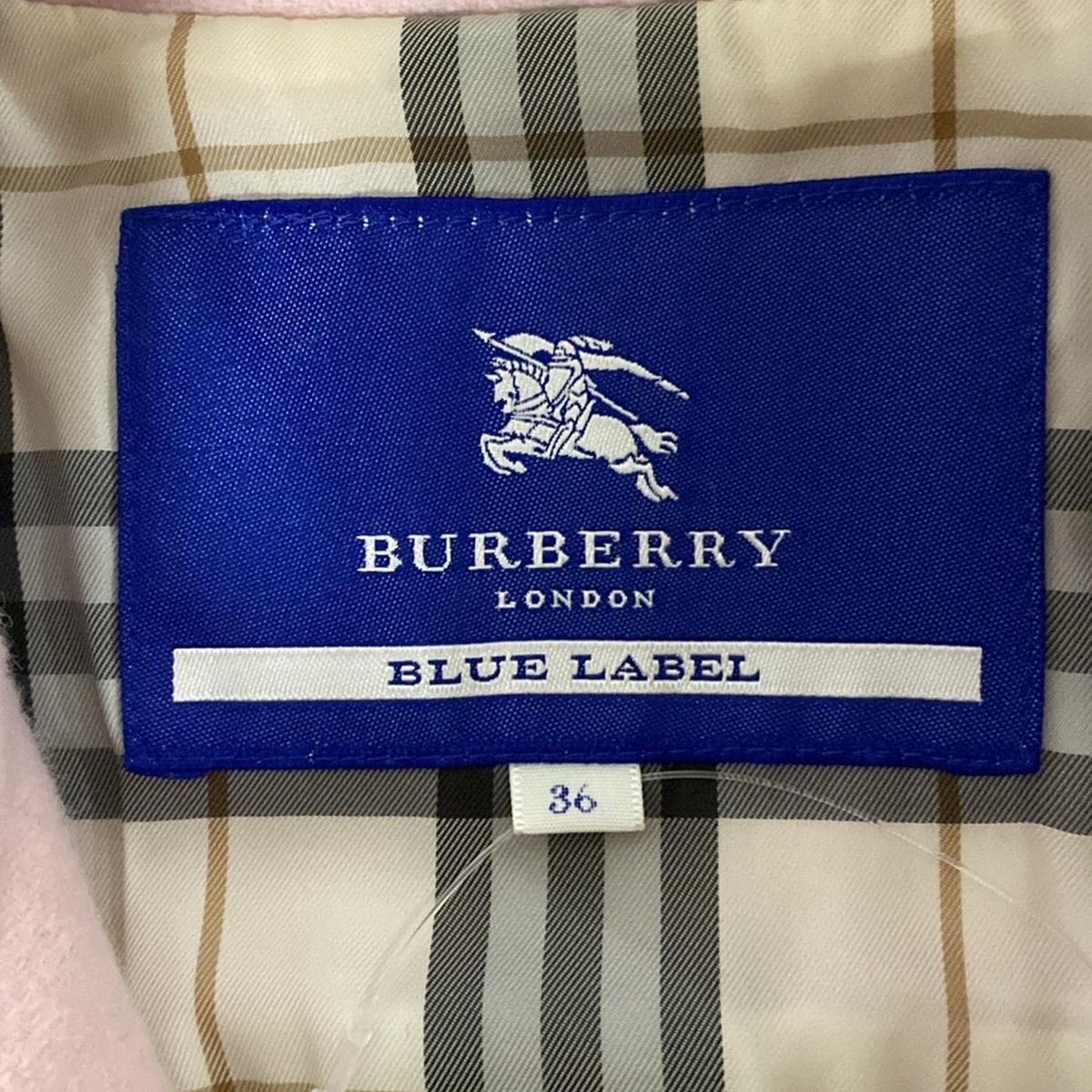 Burberry Blue Label(バーバリーブルーレーベル) コート サイズ36 S