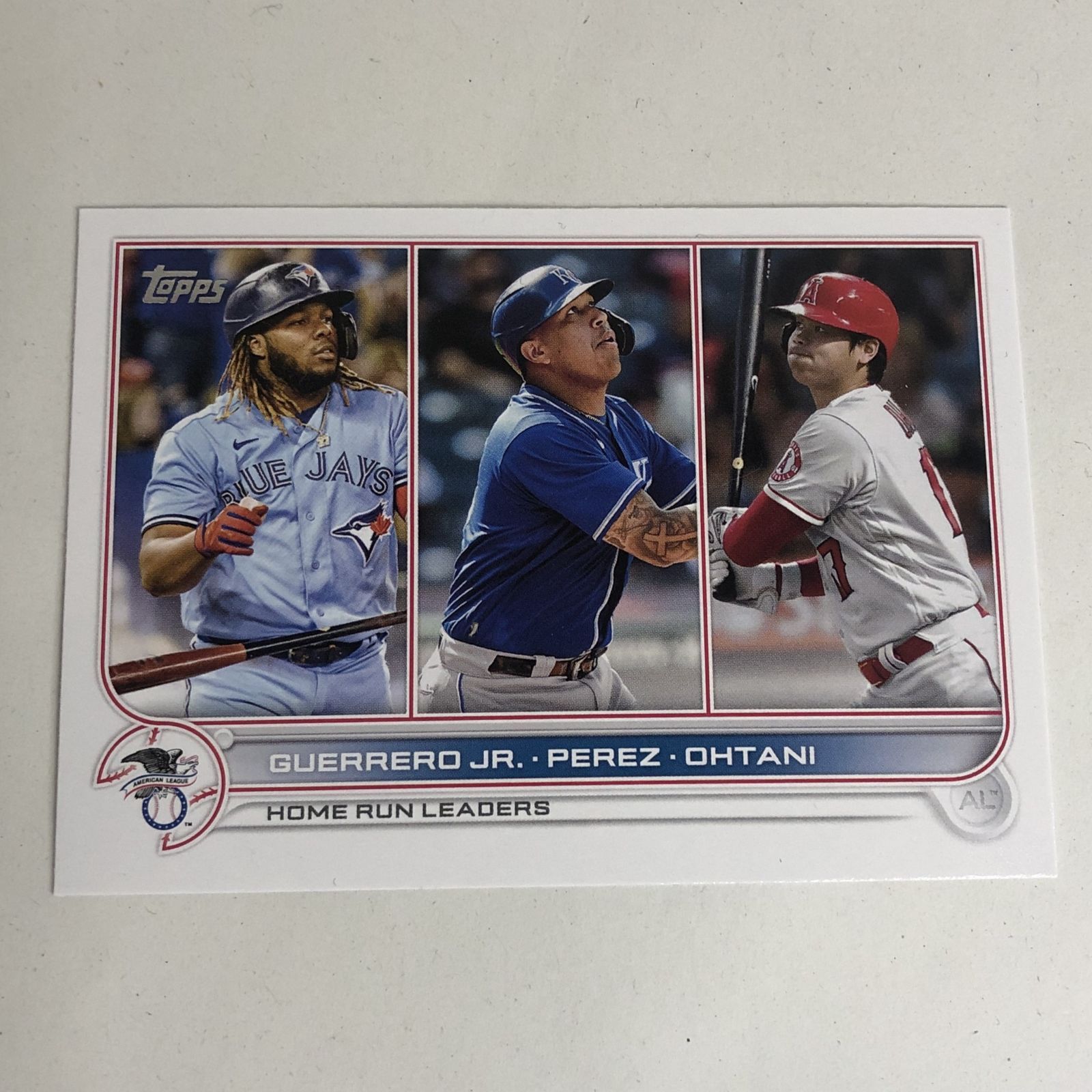Topps 2022 25枚セット MLB ホームラン王争い 3選手掲載カード 大谷 