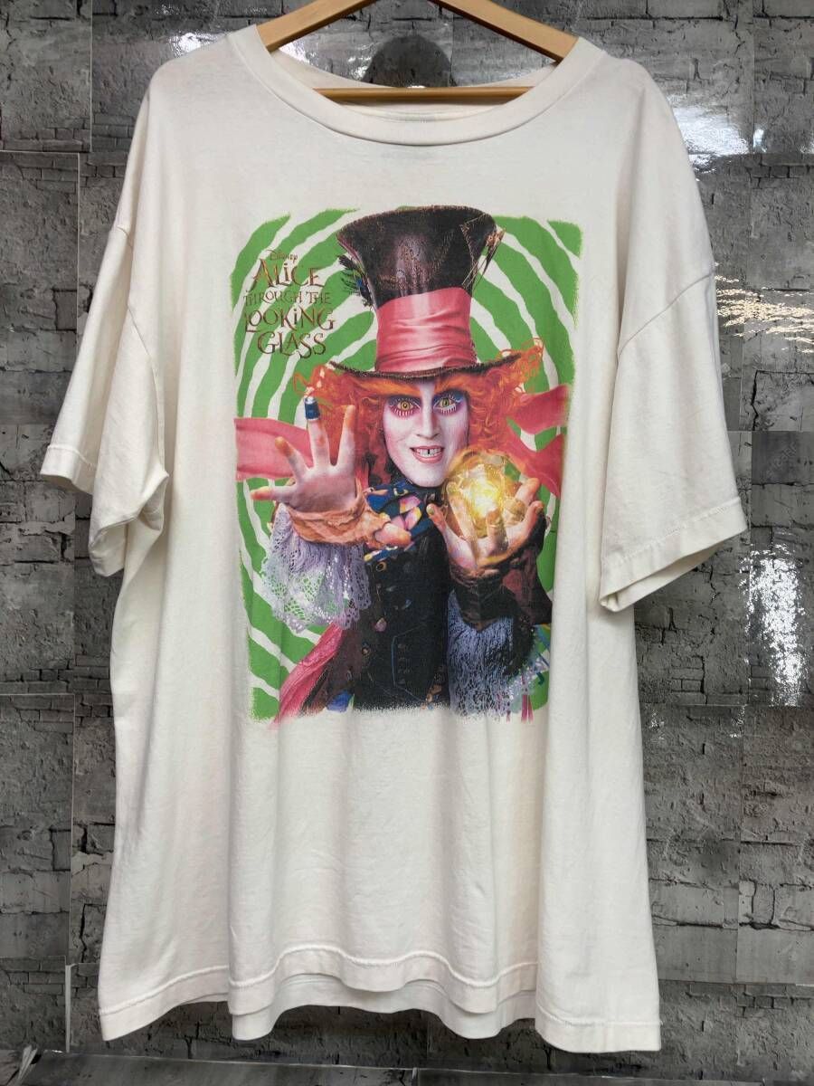 SAINT MICHAEL セントマイケル 半袖Tシャツ Alice Disney サイズXXL ホワイト