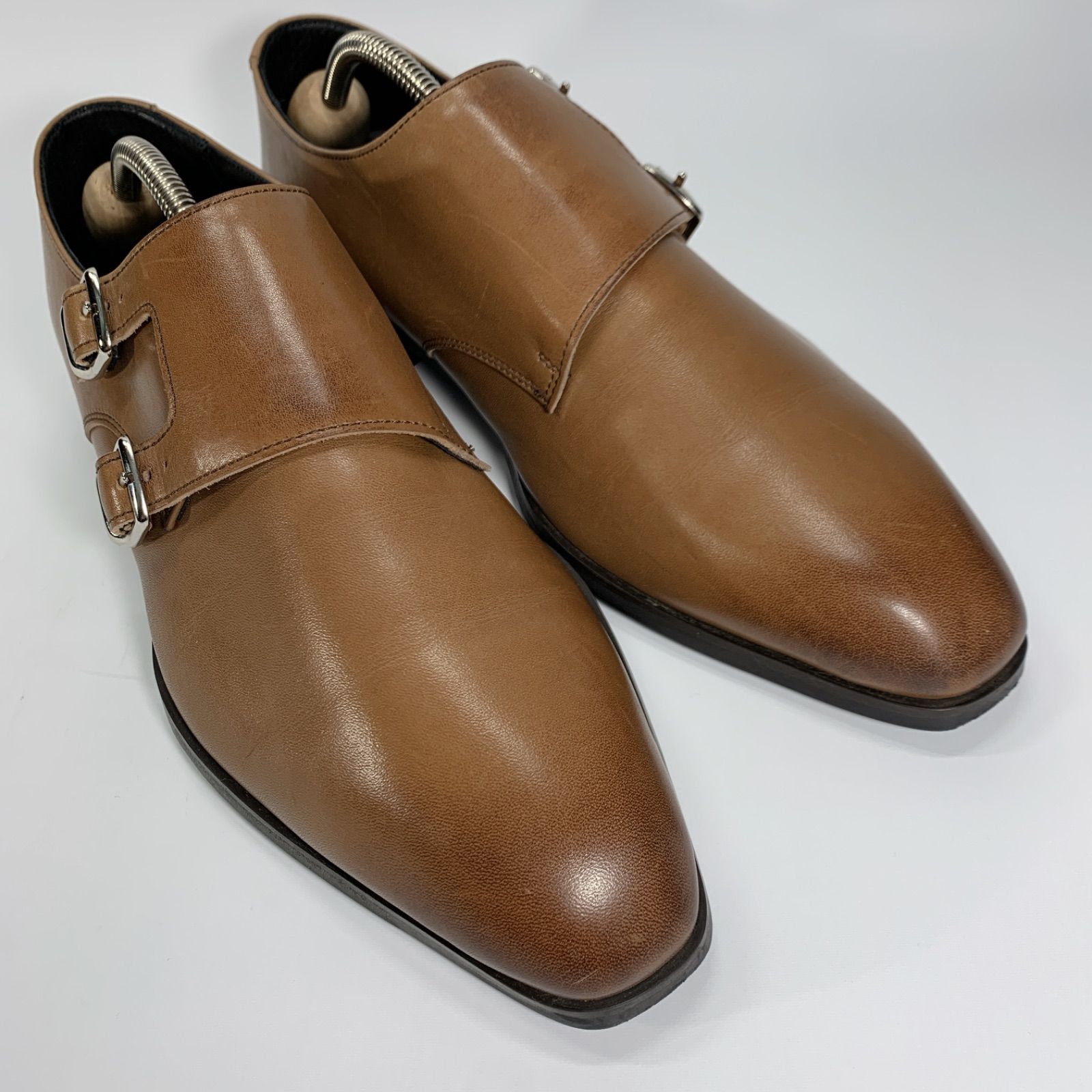 ダブルモンクストラップ ドレスシューズ