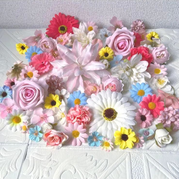 NO1122-02 造花 花材 パーツ 素材 ハンドメイド フラワー シルク