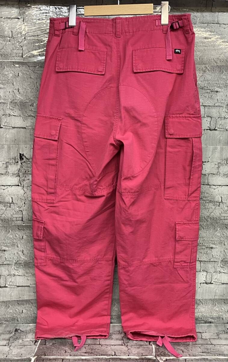 STUSSY ステューシー RIPSTOP SURPLUS CARGO カーゴパンツ 116557 サイズ30 ピンク