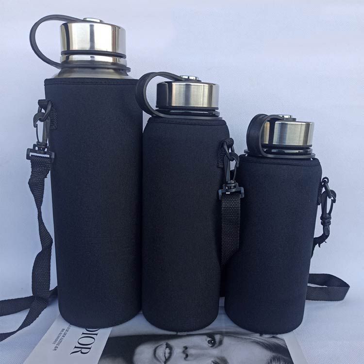 肩掛け ショルダー ペットボトルホルダー 水筒カバー 小学生 傷防止