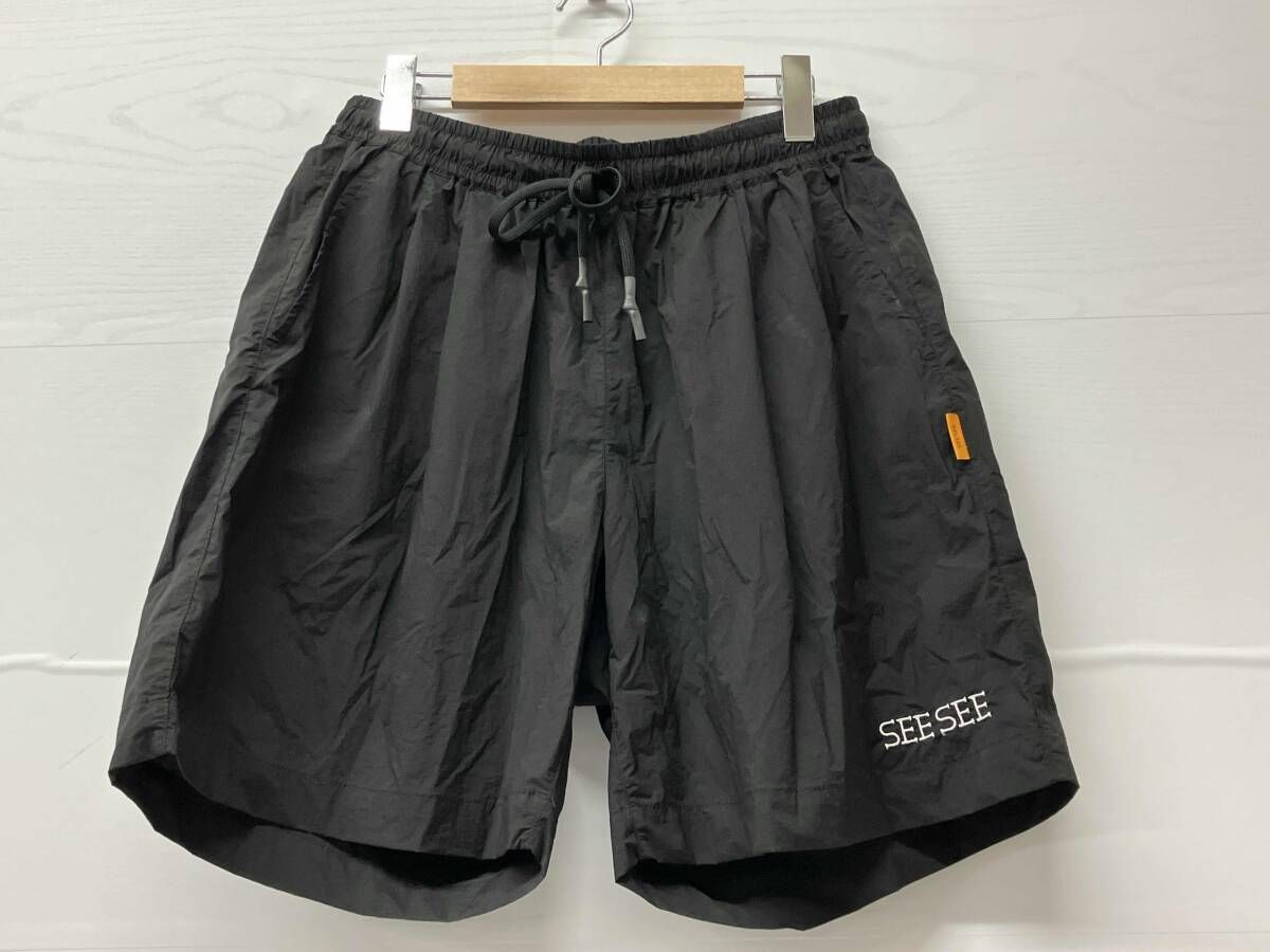 SEESEE ブラック M NYLON SPORTY BAGGY SHORTS SEESEE ブラック M NYLON SPORTY BAGGY SHORTS