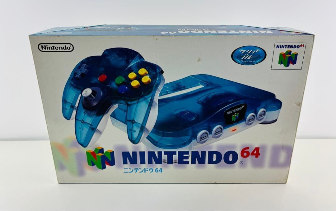Nintendo クリアブルー 本体 64 ニンテンドー