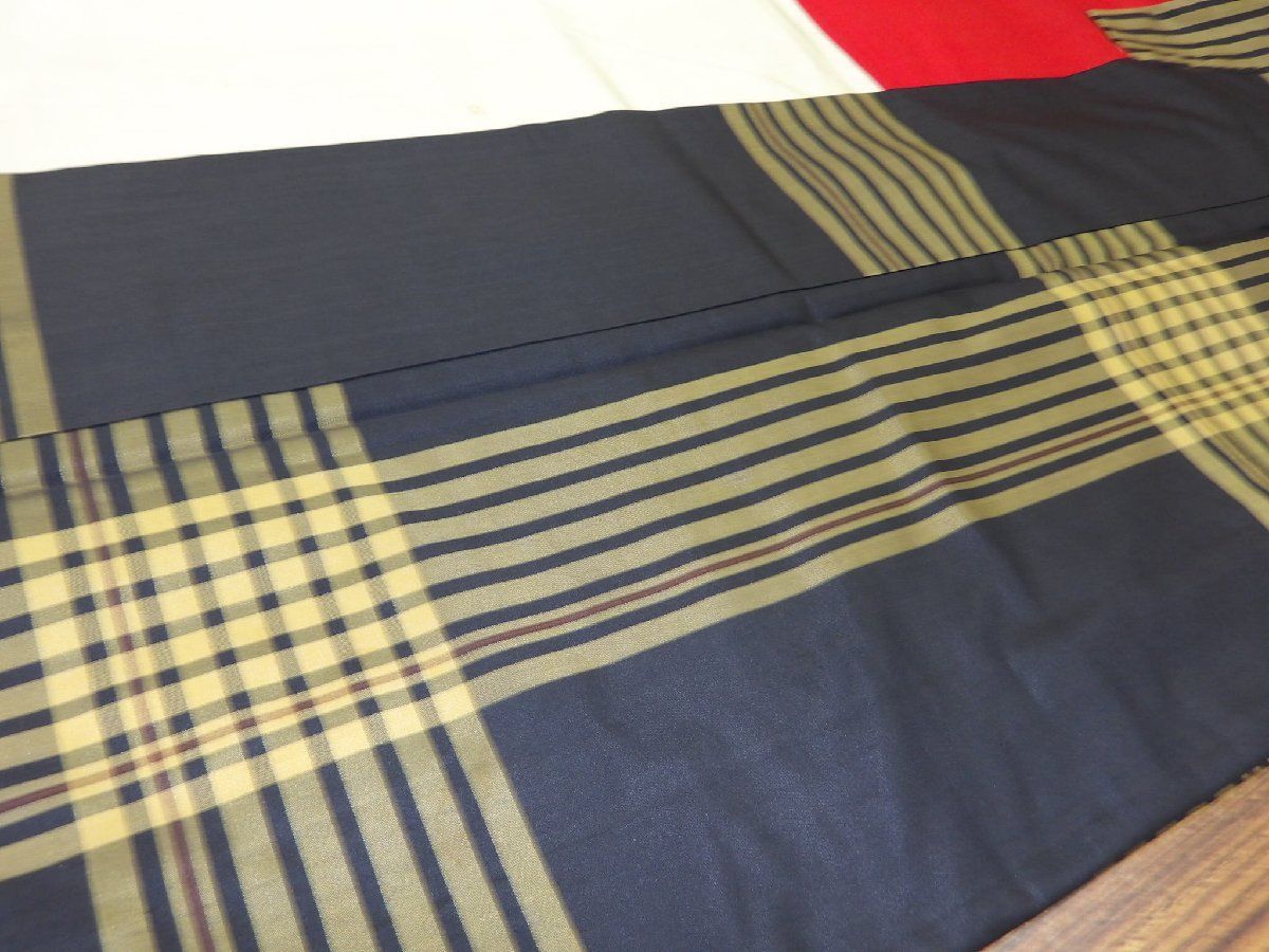  P 41046 本場 黄八丈紬 袷 大正ロマン bｃ 紬 着物