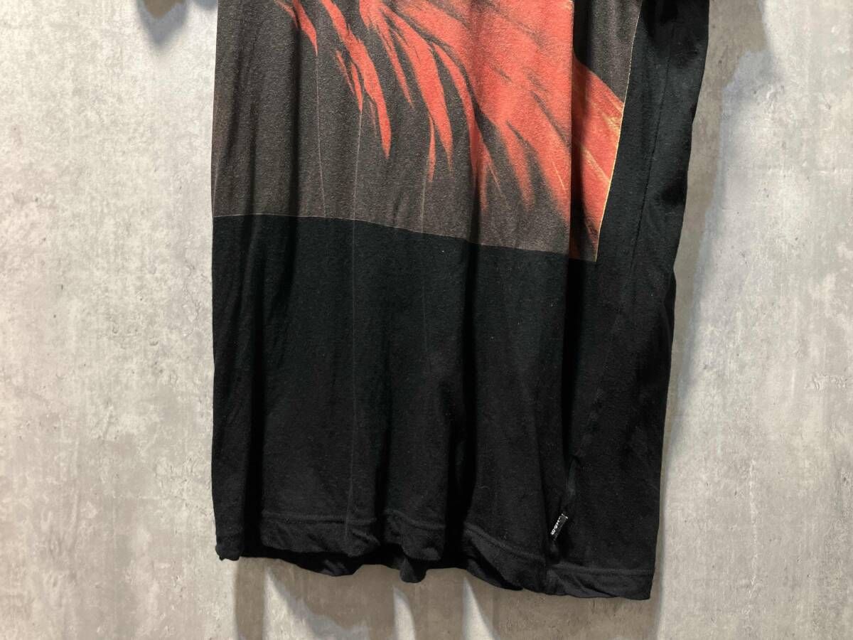 00s Y2K L.G.B. グラフィックロングカットソー 半袖Tシャツ 2 ブラック